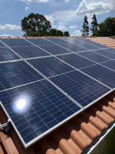 Placas de Energia Solar instaladas no Bairro Coronel Antonino