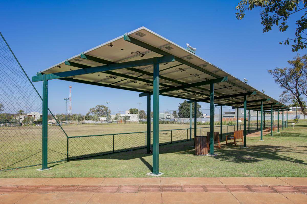 Módulos Instalados na quadra de esportes