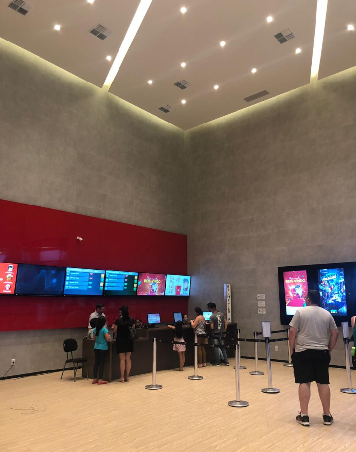 Interior do cinema