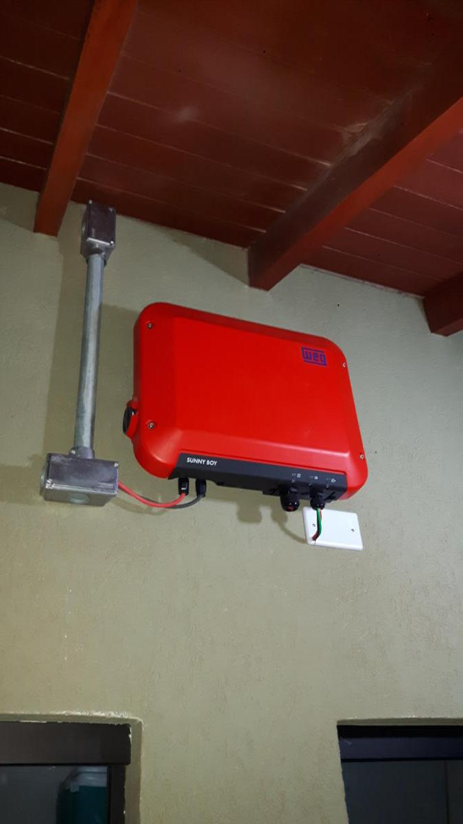 Inversor WEG 2,5 KW instalado