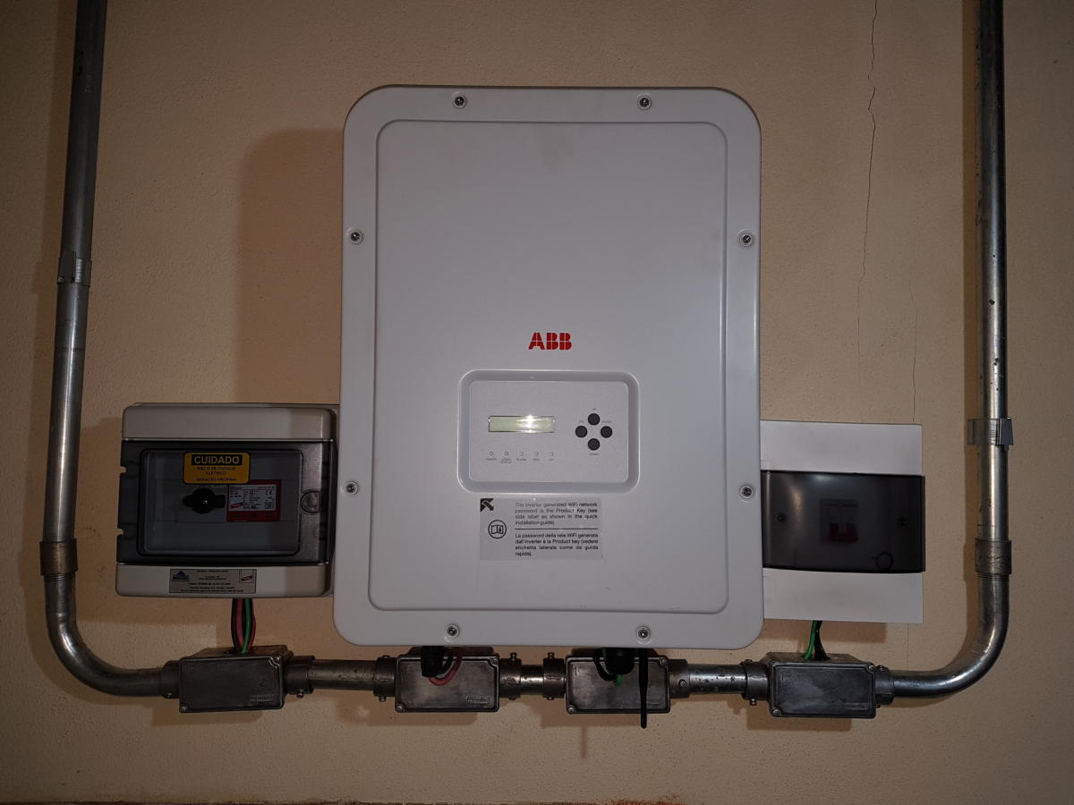 String box, inversor e quadro de AC (1)