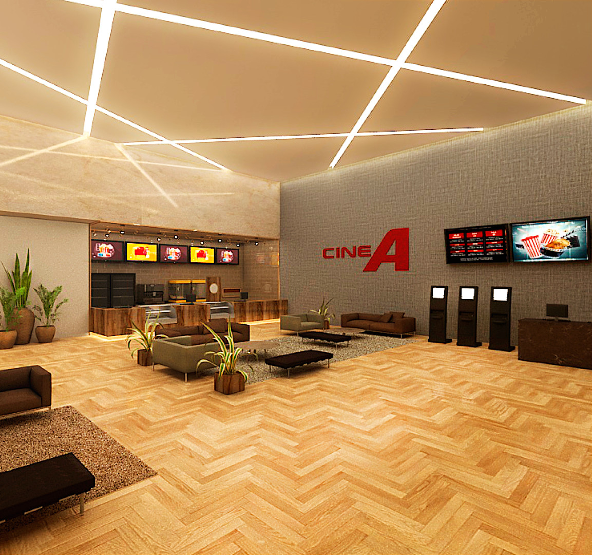 Interior do cinema